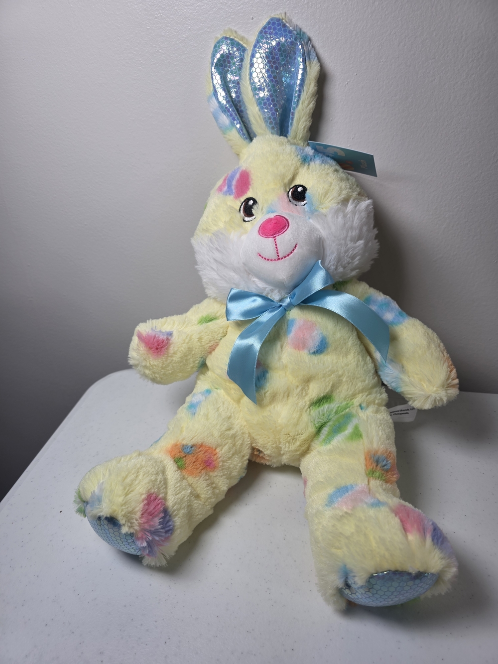 Plush Multicolor Easter Bunny Stuffed Toy - Pick 1 - Picture 6 of 7
